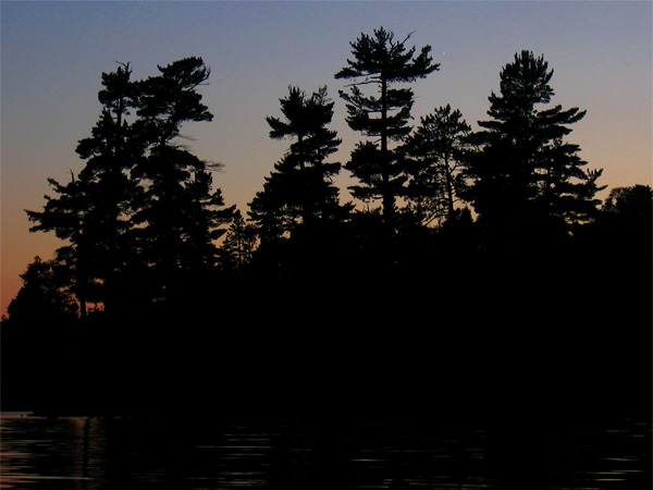 The Witching Hour: Dusk at Menogyn on Bearskin Lake, Minnesota