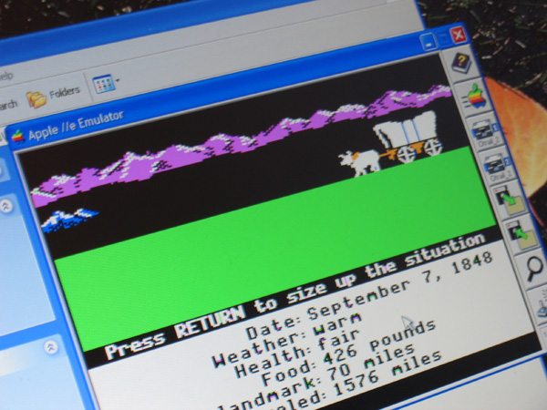 Playing Oregon Trail