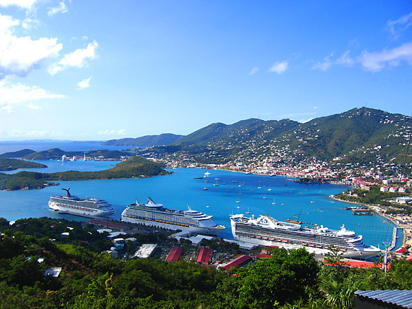 The island of St. Thomas, U.S. Virgin Islands, December 2005