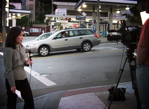 Watching the Watched: Reporting Live from San Francisco